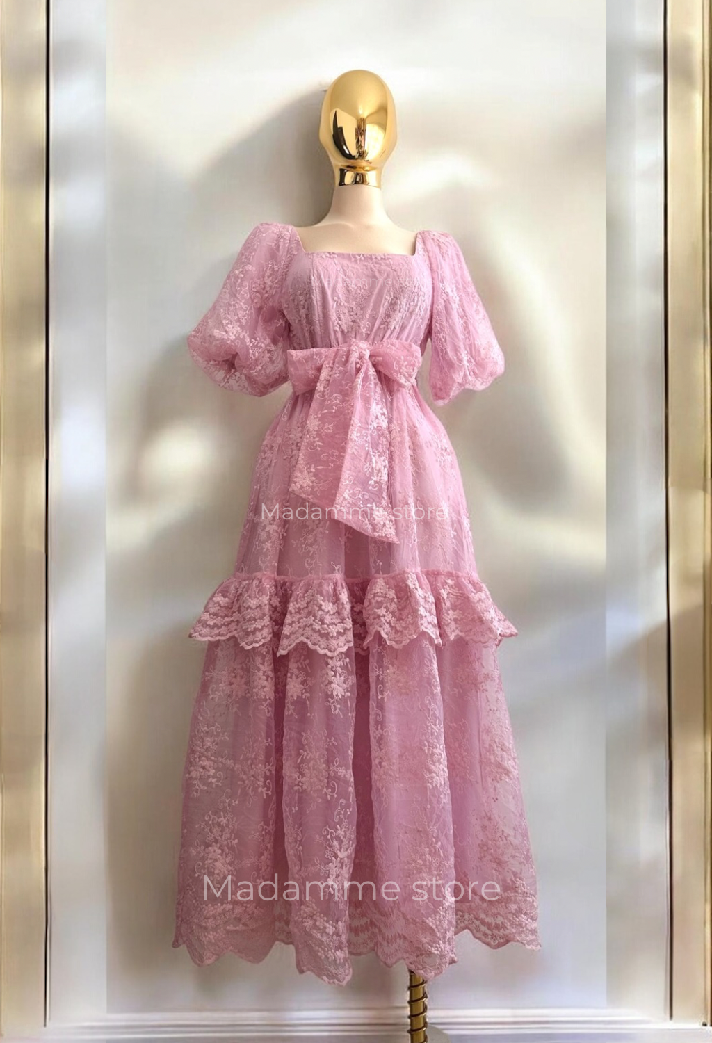 Vestido Diamante Rosa