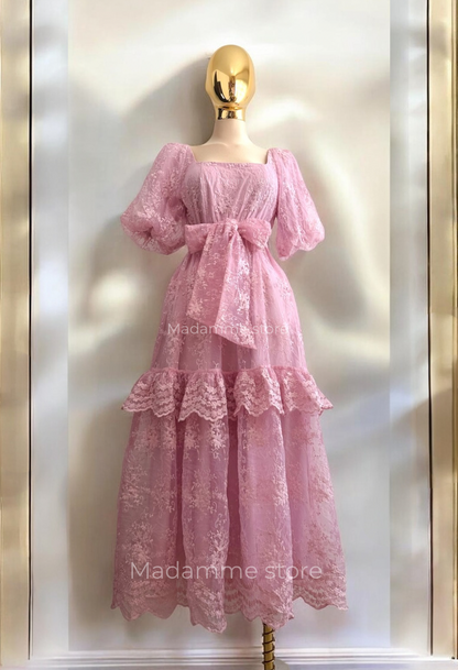 Vestido Diamante Rosa