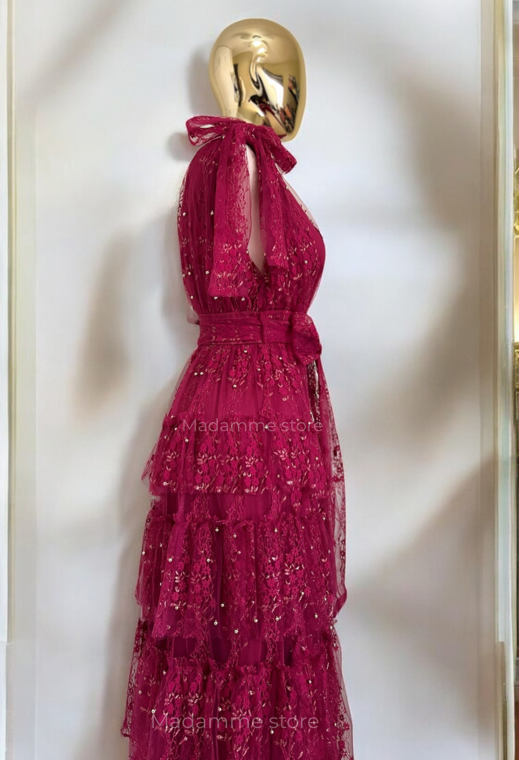 Vestido Encanto Carmesí