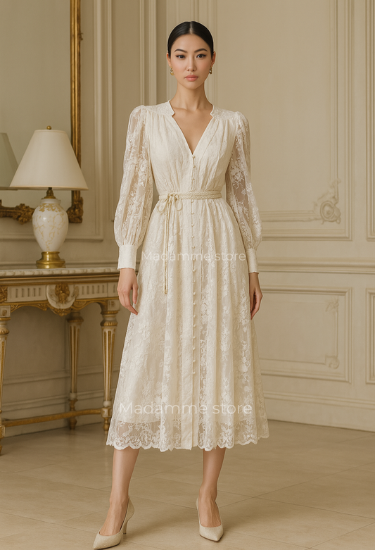 Vestido Sophie Blanche