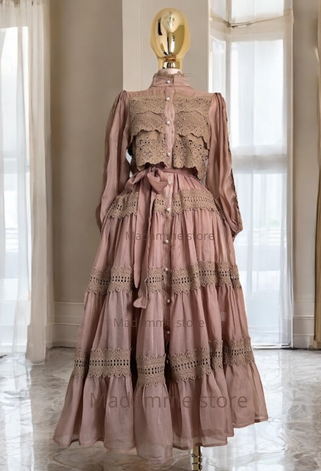 Vestido Emilia Marrón