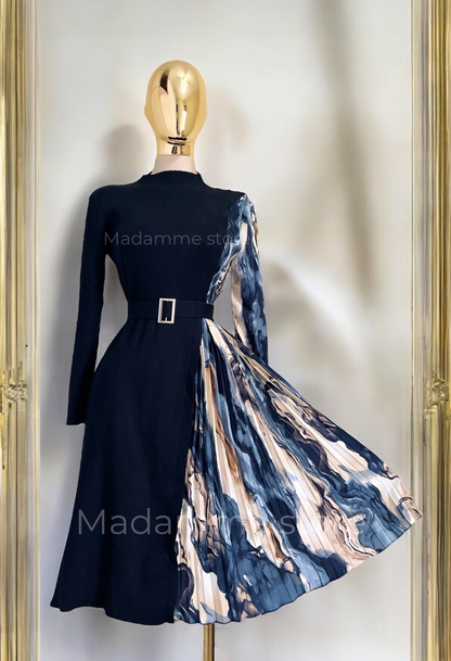 Vestido plisado Paris