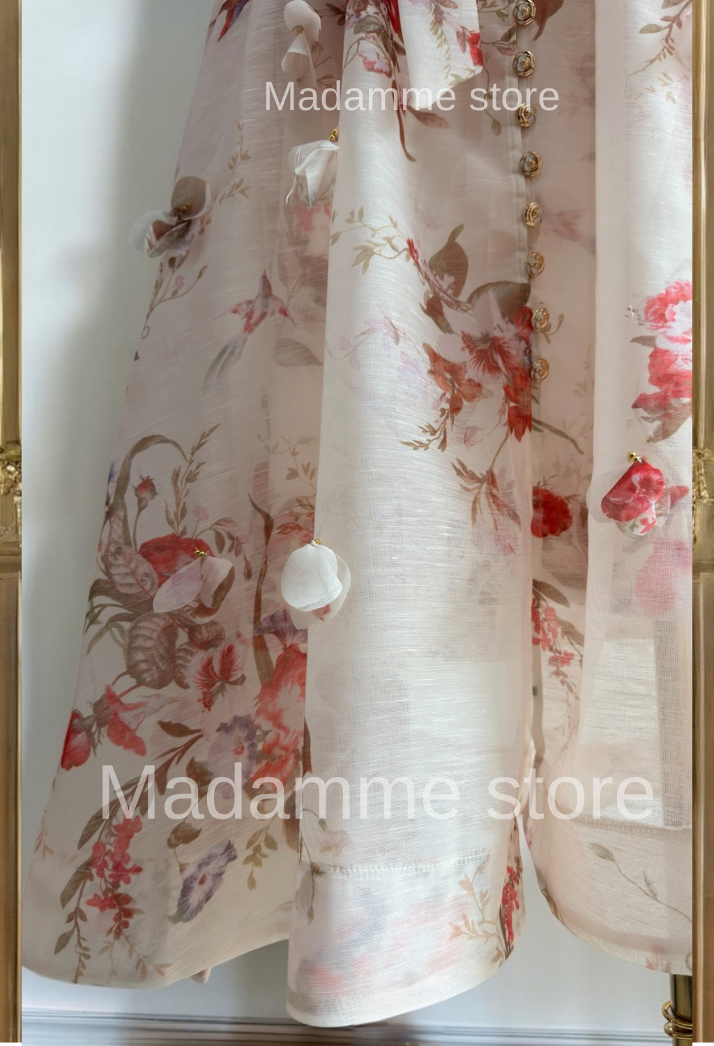 Vestido pétalo de gardenia