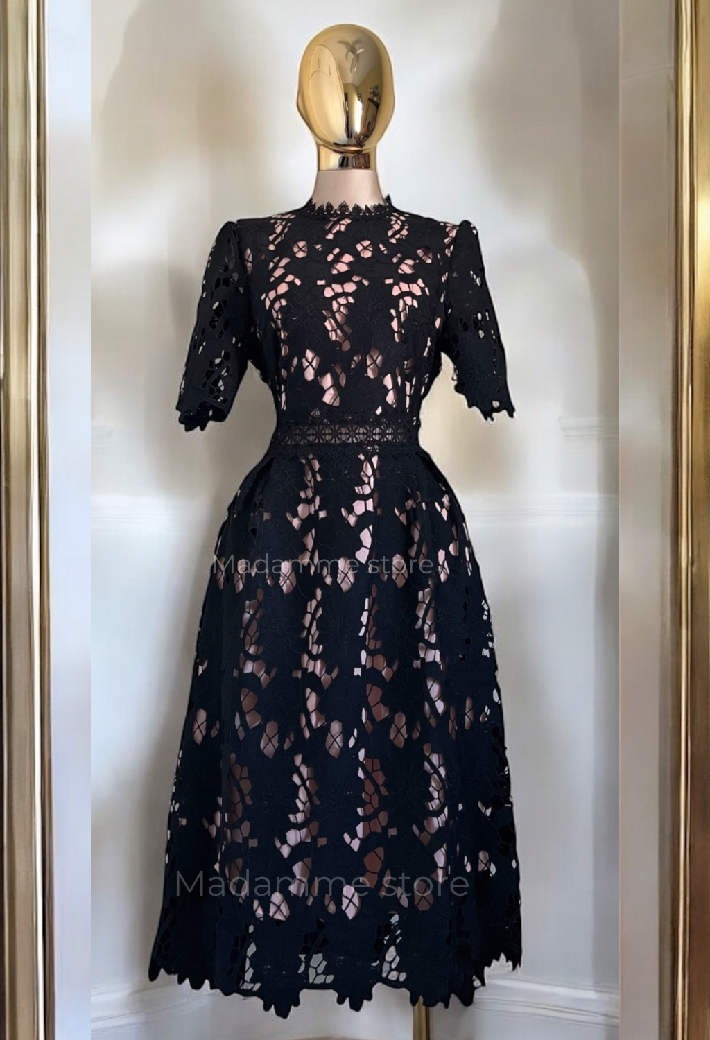 Vestido Sombra de Encaje