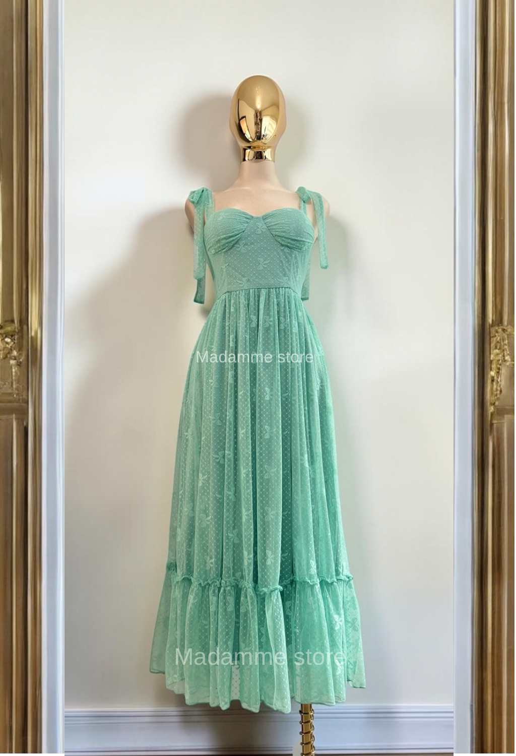 Vestido Esmeralda Mint