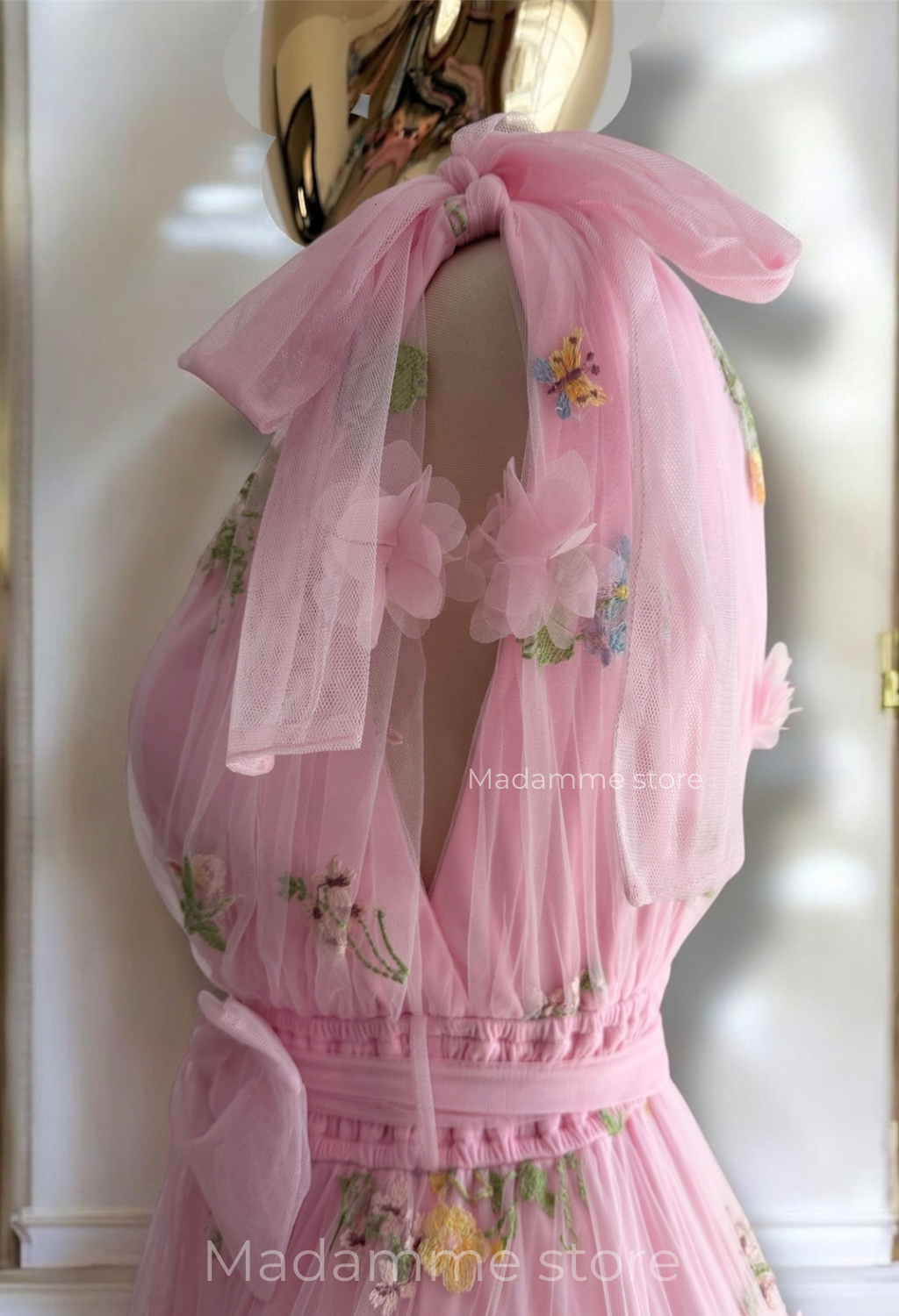 Vestido Romance de Rosas