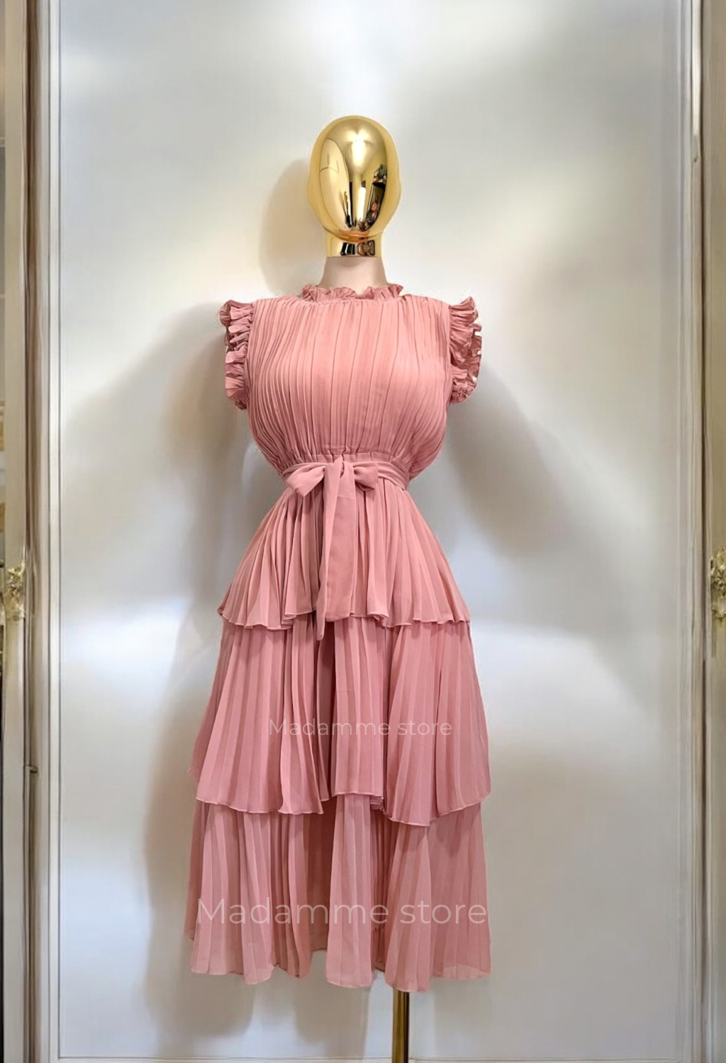 Vestido Romance de Rosa