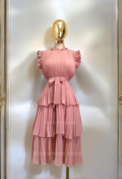 Vestido Romance de Rosa