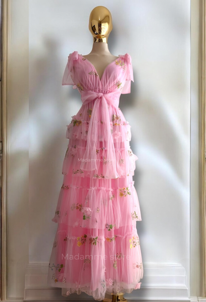 Vestido Romance de Rosas