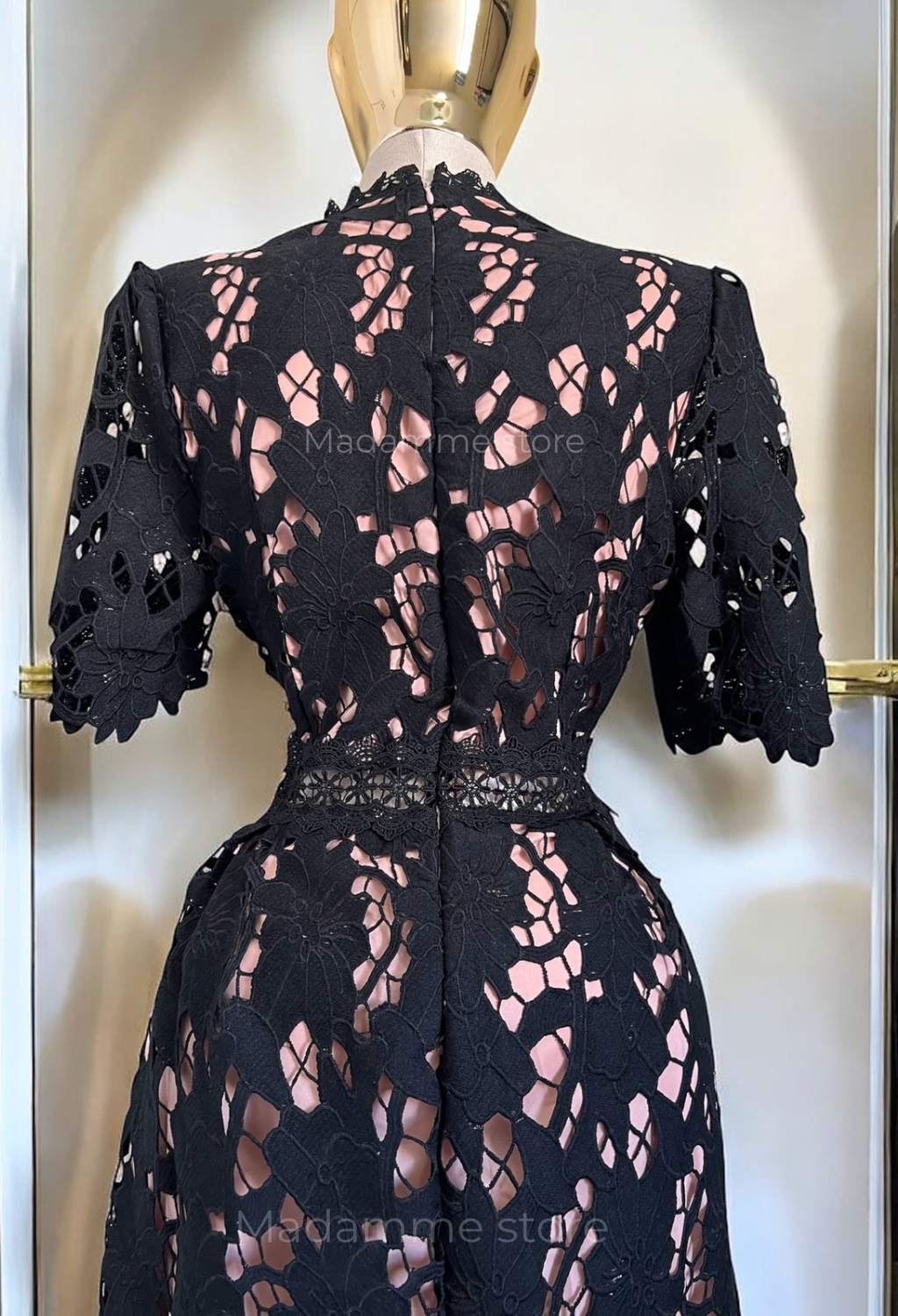 Vestido Sombra de Encaje