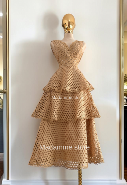 Vestido Eclat Taupe
