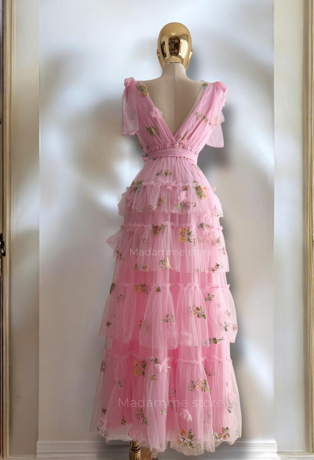 Vestido Romance de Rosas