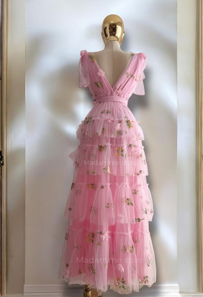 Vestido Romance de Rosas