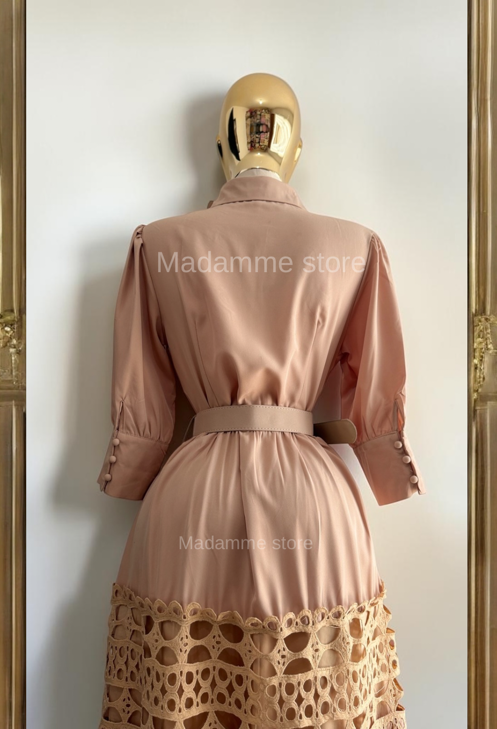 Vestido Café Latte Couture
