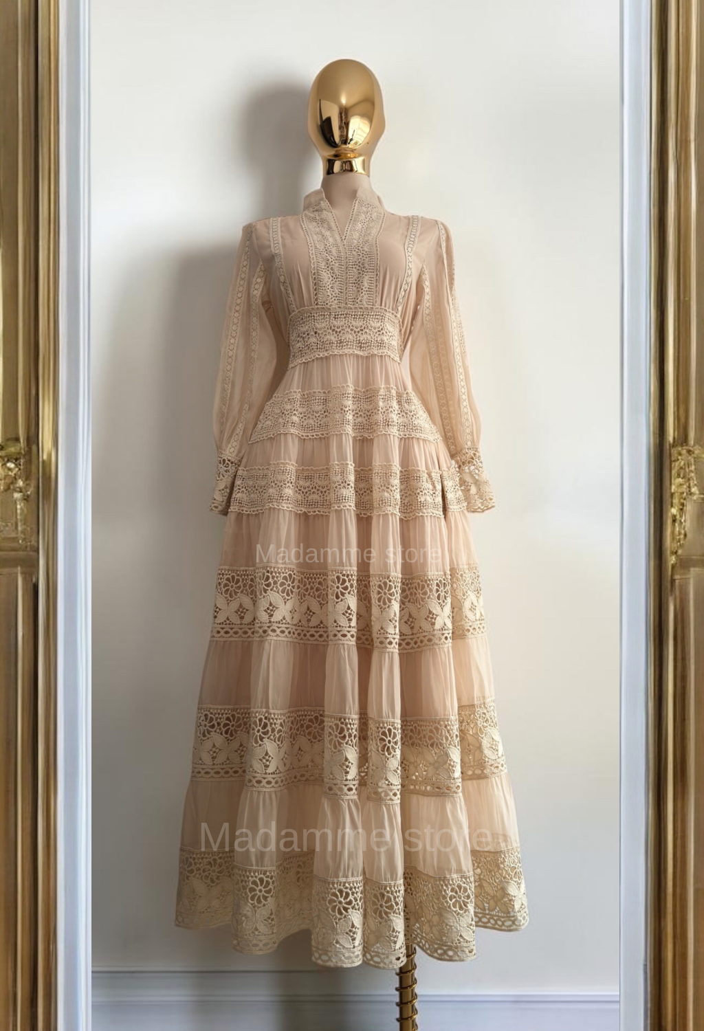 Vestido Romance Europeo