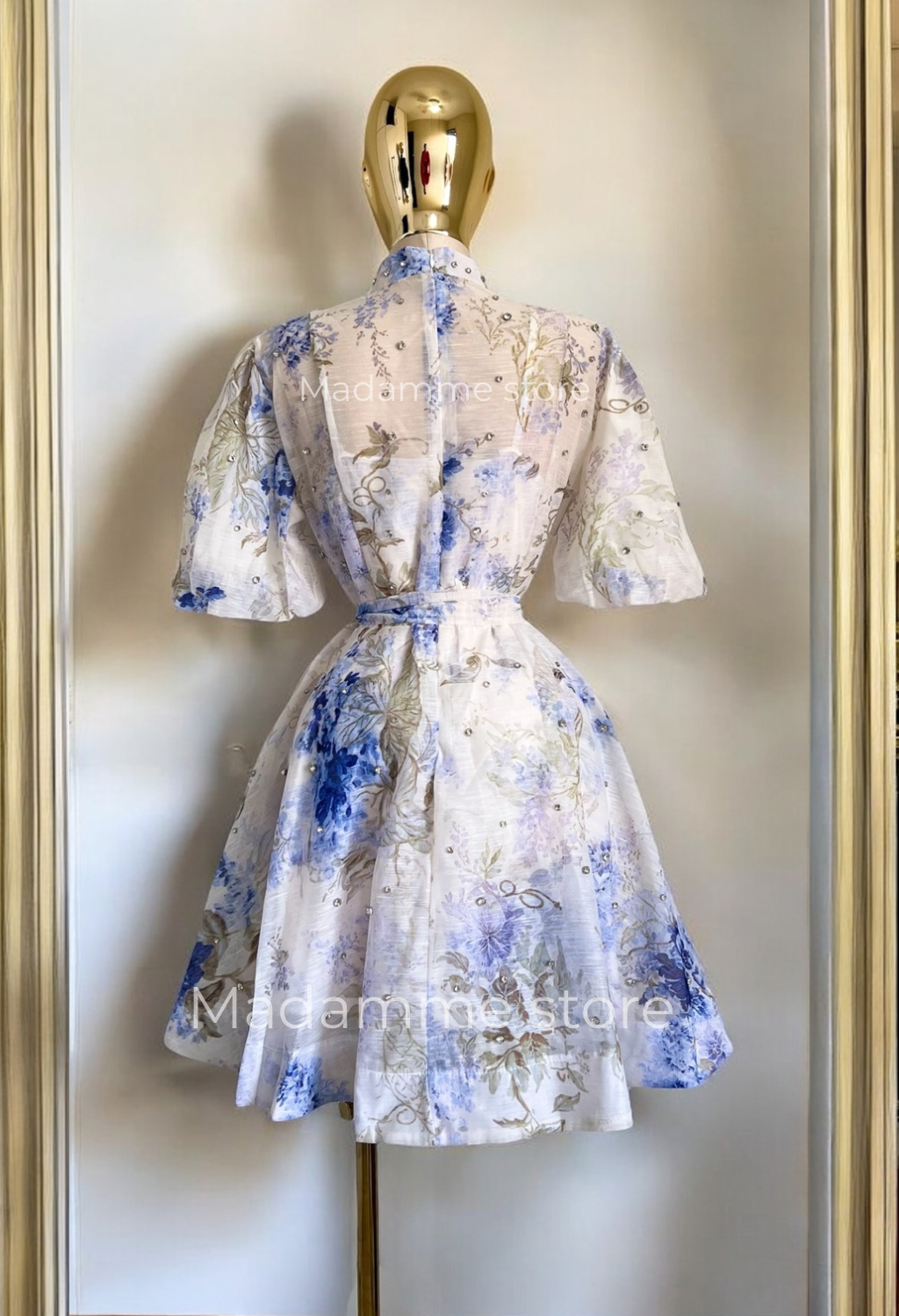 Vestido Pedrería Corto