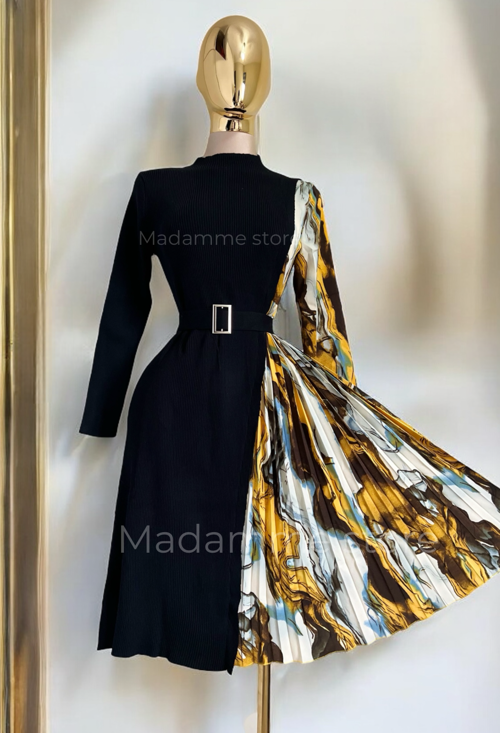 Vestido plisado Paris