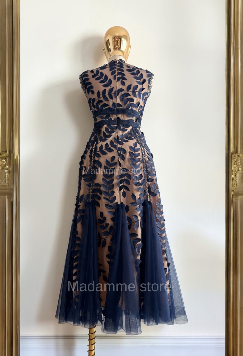 Vestido Jardín  de Zafiro
