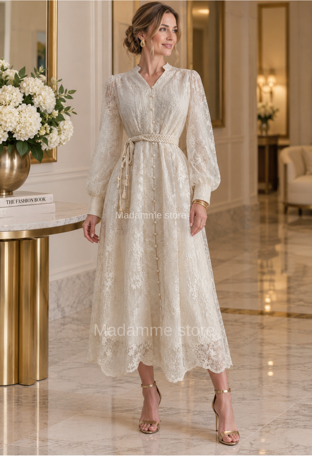 Vestido Sophie Blanche