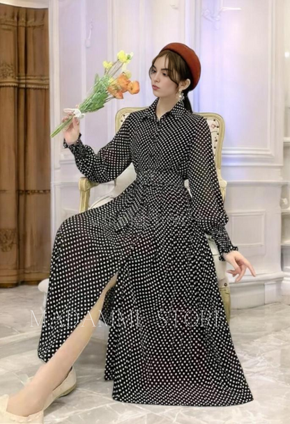Vestido lunares
