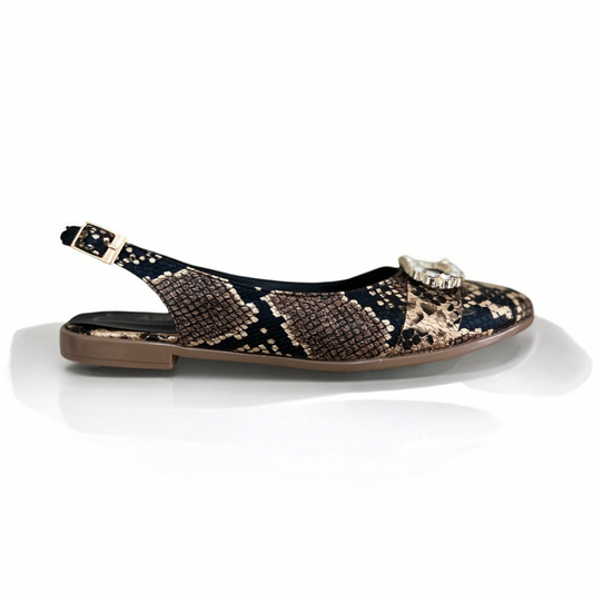 Flats Animal Print Glam