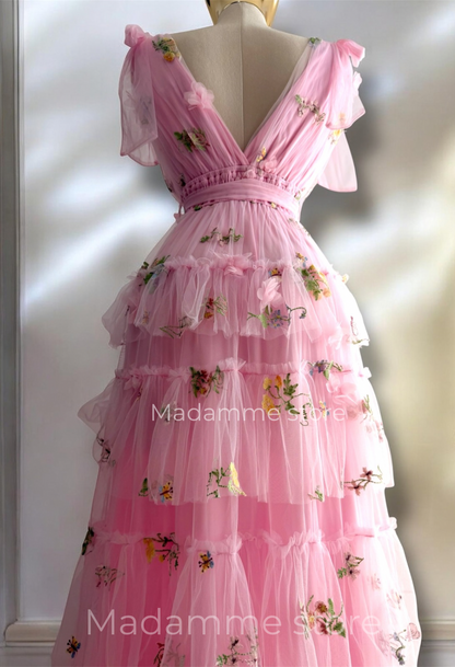 Vestido Romance de Rosas