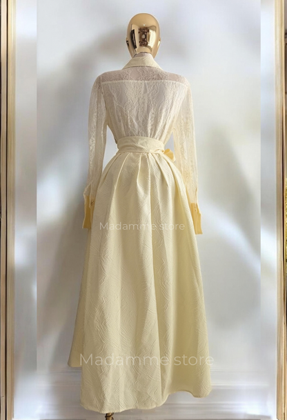 Vestido Perla de Mantequilla