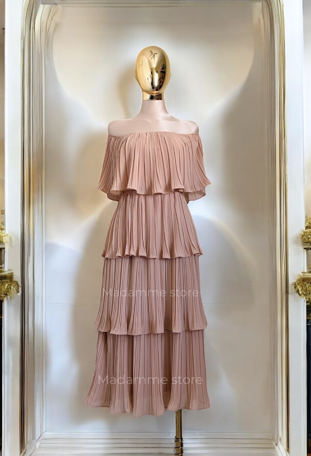 Vestido Taupe Éternel