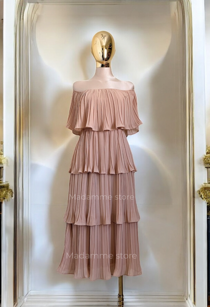 Vestido Taupe Éternel