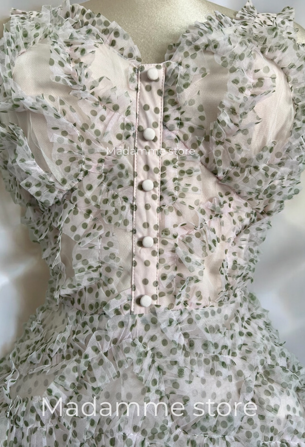 Vestido Romantic Dots