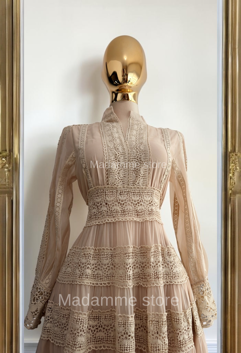 Vestido Romance Europeo