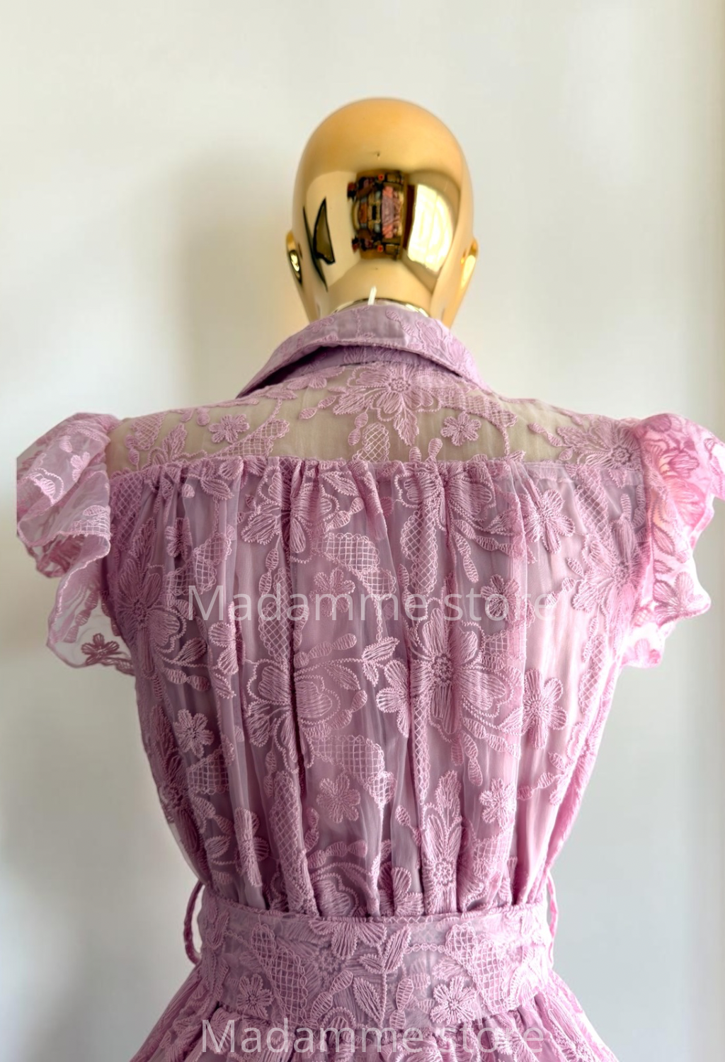 Vestido Reyna del jardín bordado