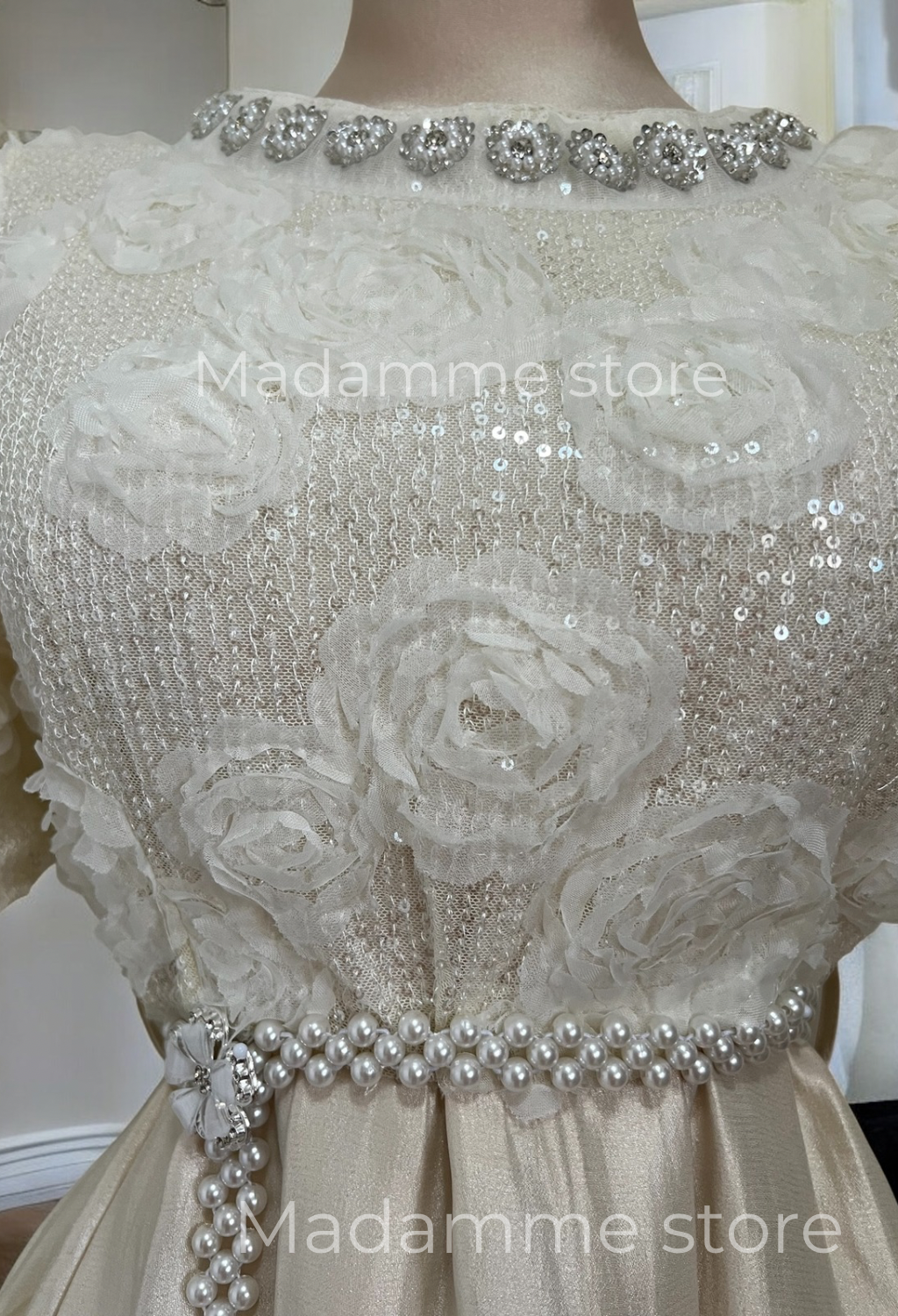 Vestido Rosa de Marfil