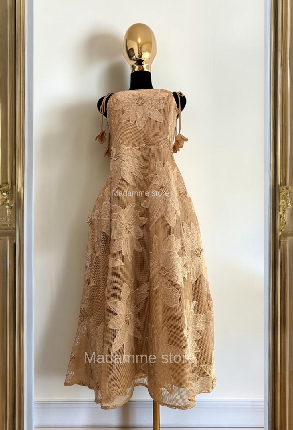 Vestido Constanza Taupe