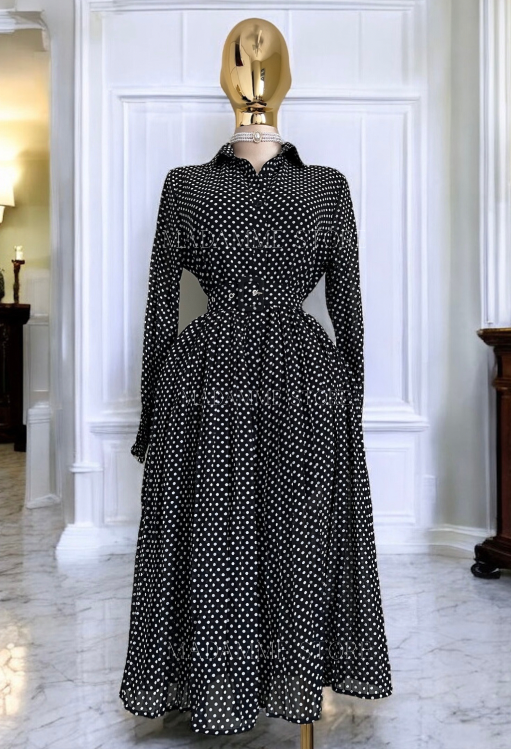 Vestido lunares