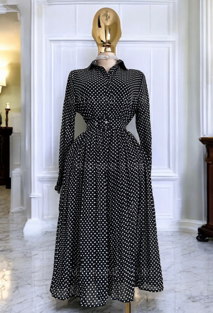 Vestido lunares