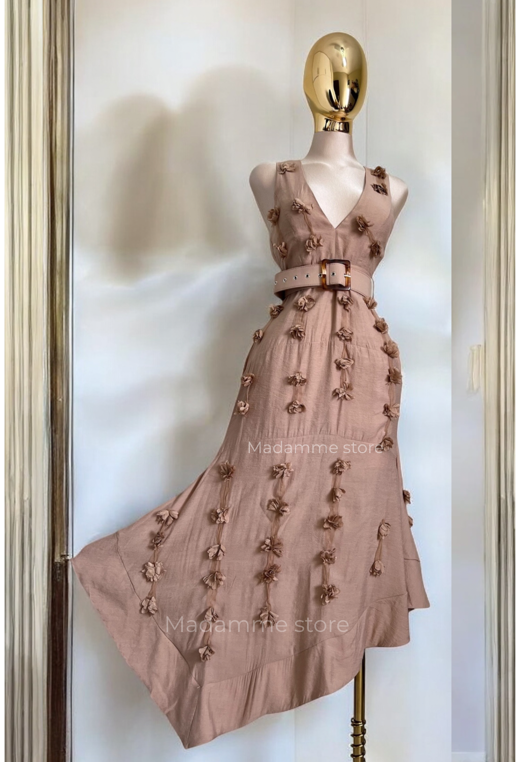 Vestido Movimiento de Rosas