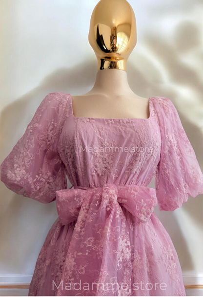 Vestido Diamante Rosa
