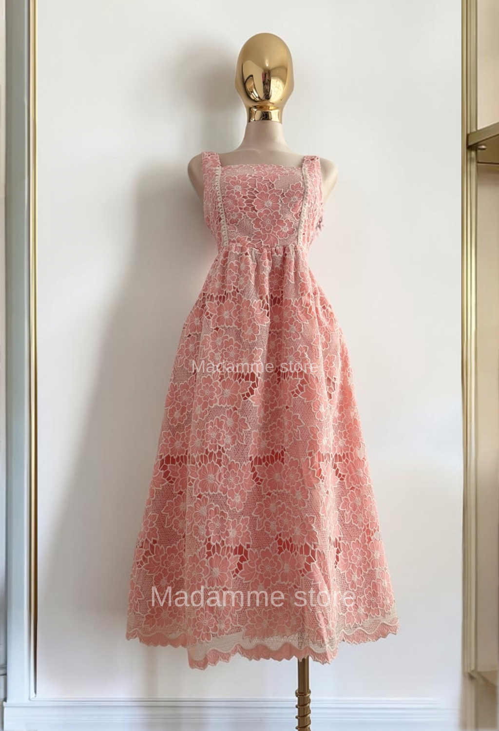 Vestido Jardín de Cristal Rosé