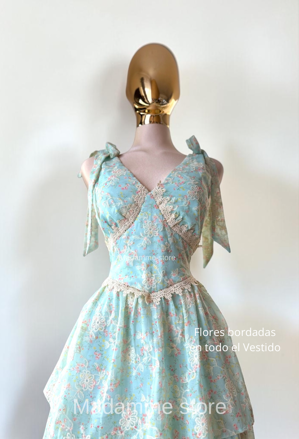 Vestido Menta Encantada