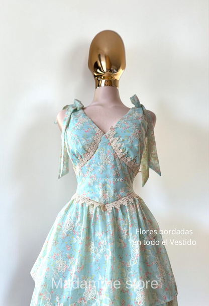 Vestido Menta Encantada