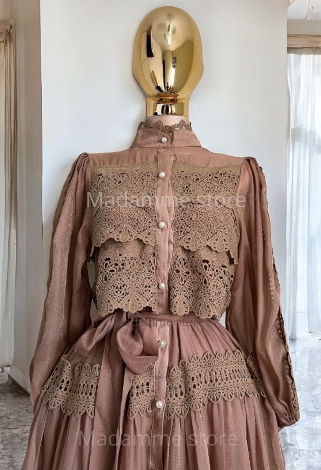 Vestido Emilia Marrón