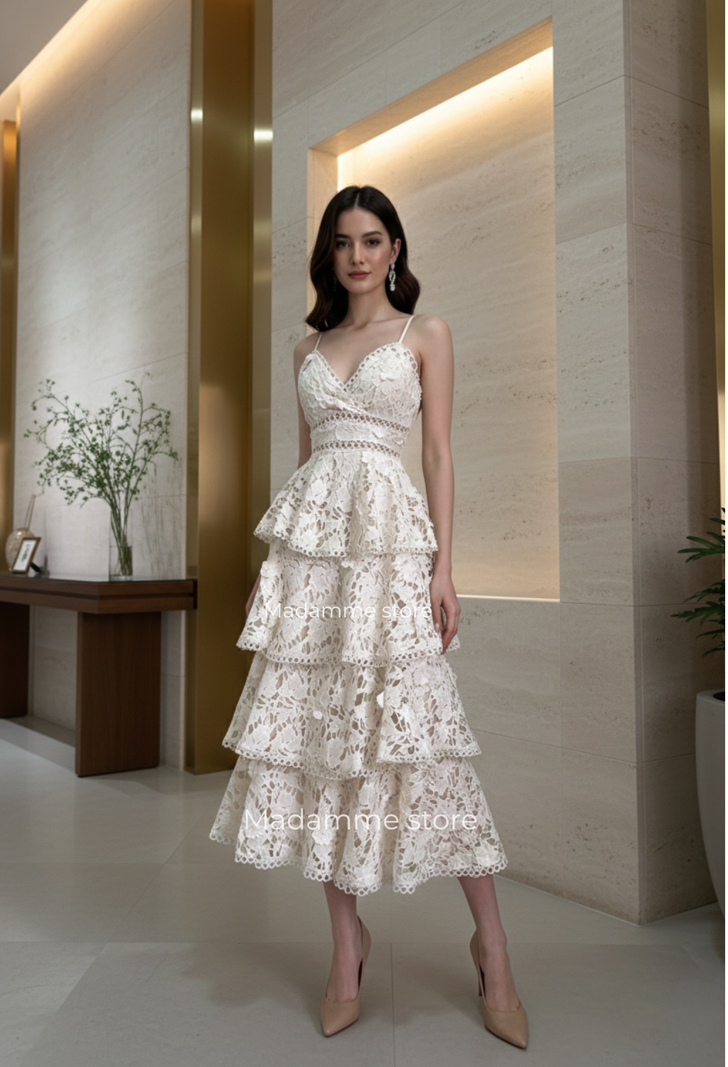 Vestido Jardín de Ivory