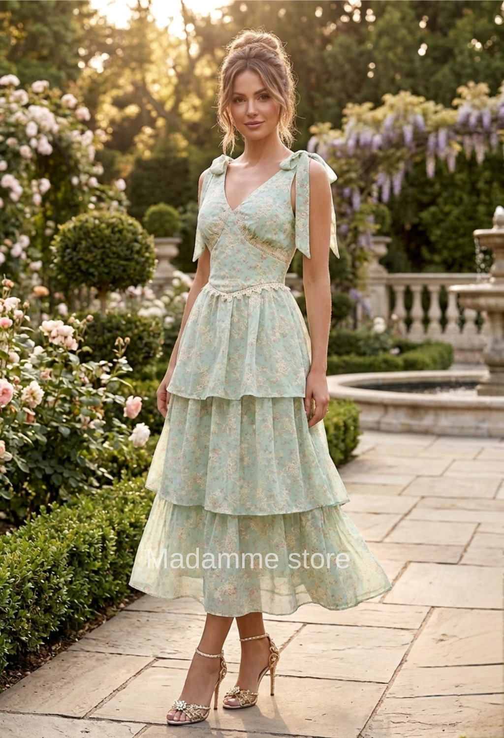 Vestido Menta Encantada