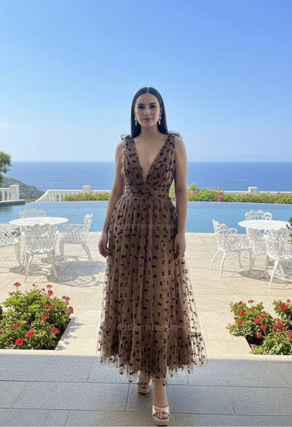 Vestido Caricia de Moka