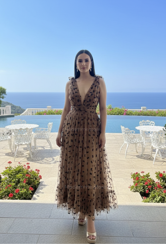 Vestido Caricia de Moka