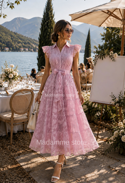 Vestido Reyna del jardín bordado