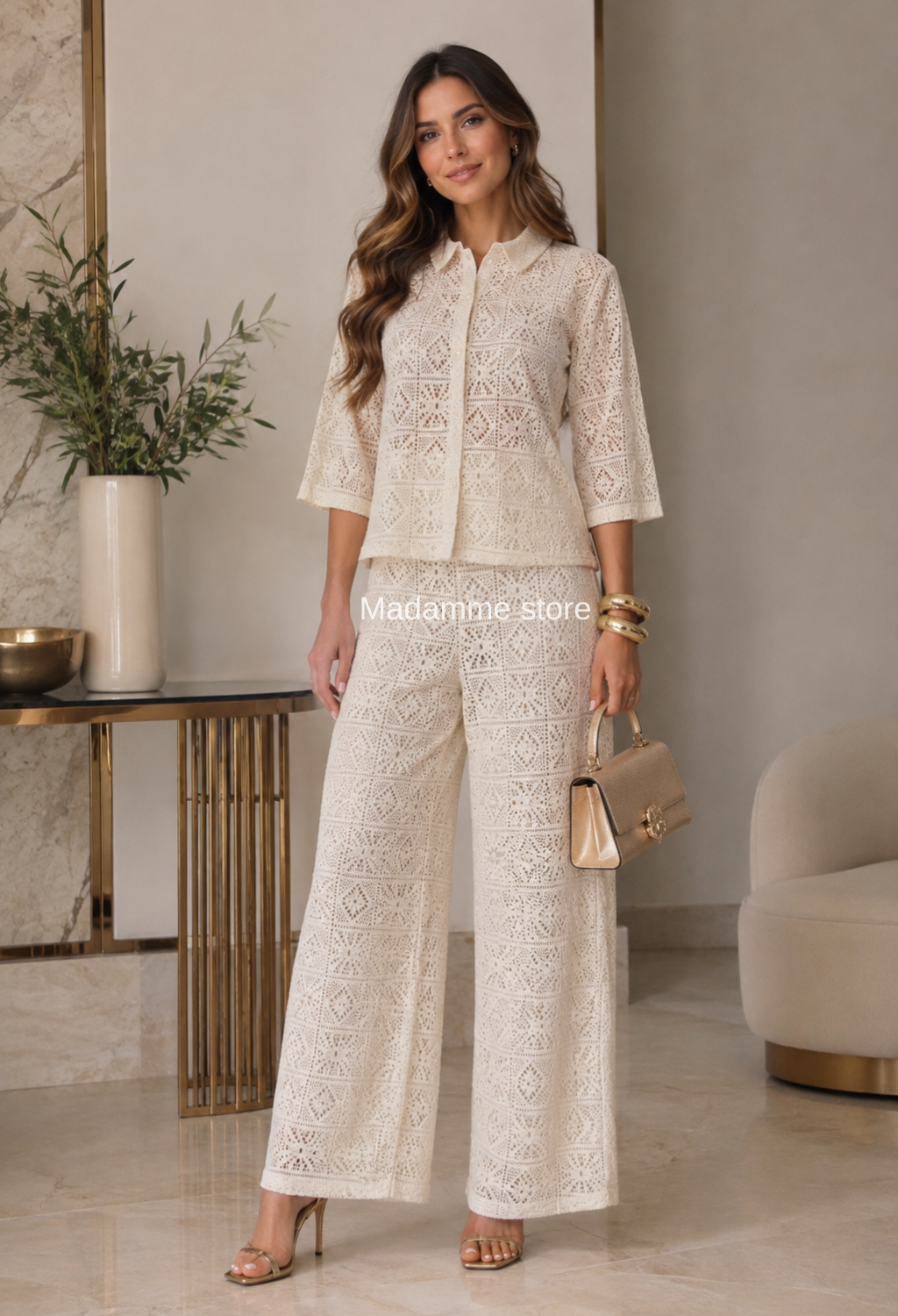 Conjunto Riviera Marfil