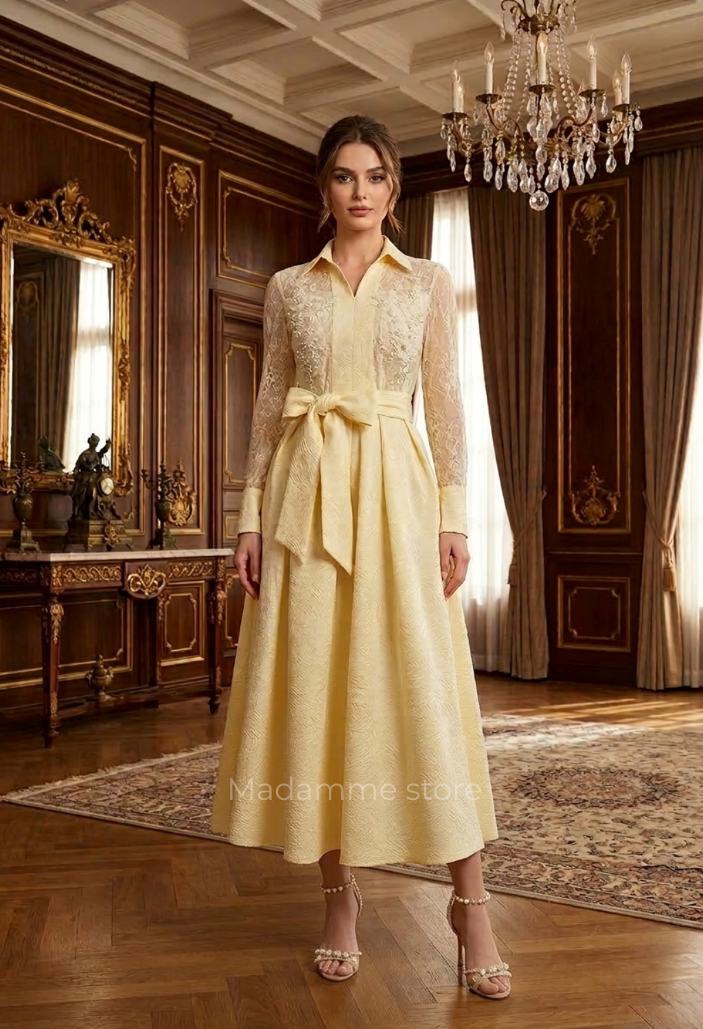 Vestido Perla de Mantequilla