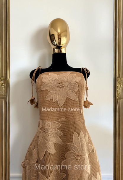 Vestido Constanza Taupe